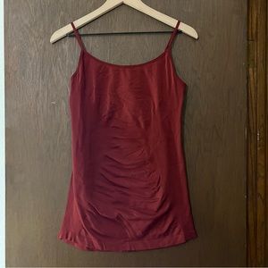 Deep red tank top L